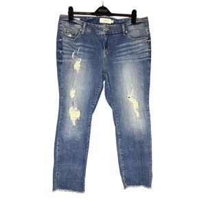 Torrid Womens Boyfriend Straight Leg Jean Plus Sz 16 Cotton Denim Stretch